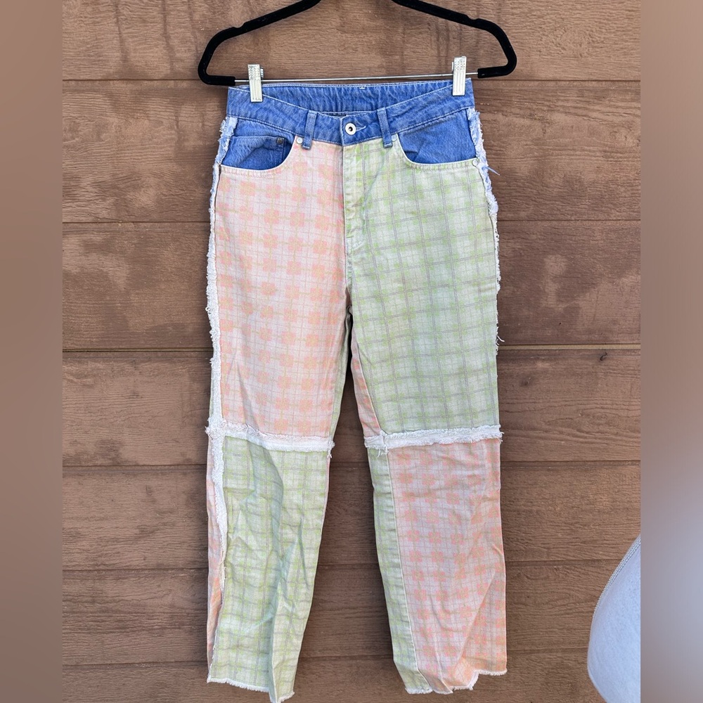 The Ragged Patchwork Jeans - Picture 2 of 6